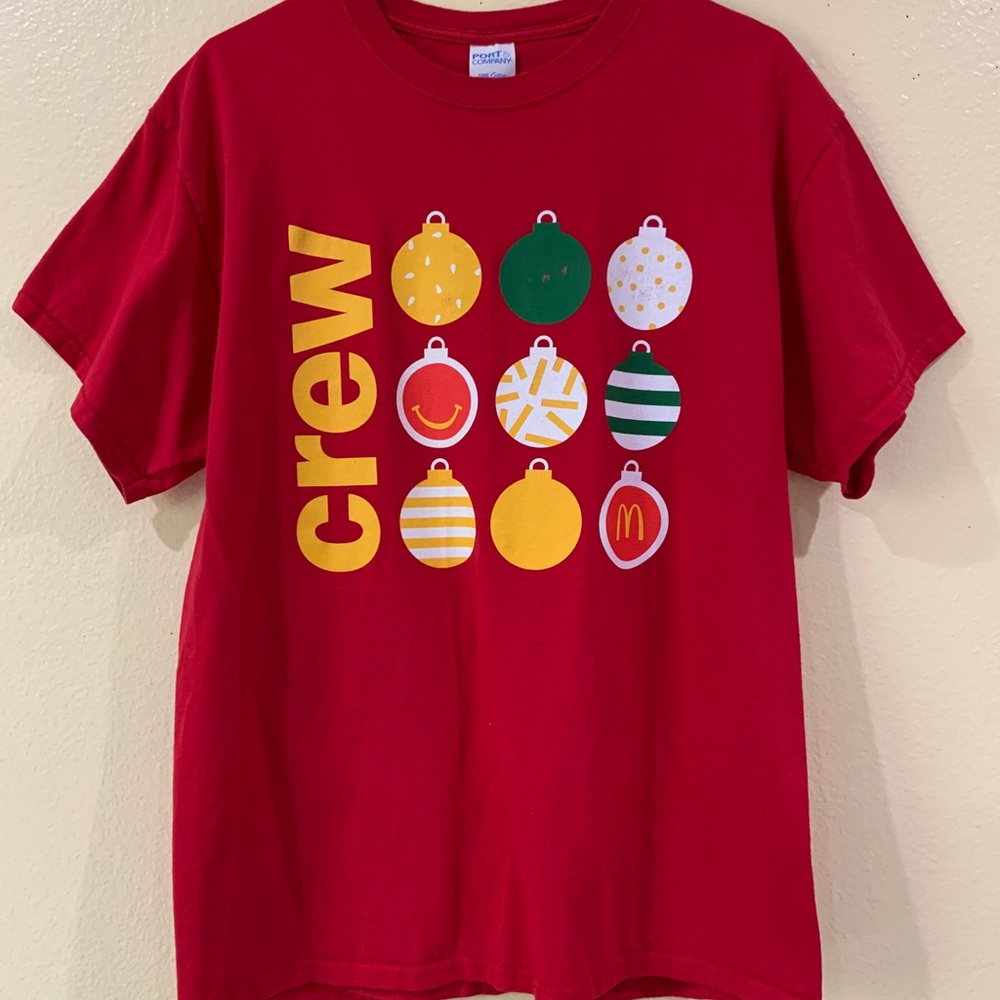 McDonald’s Christmas Crew Shirt L